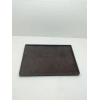 Süet Kumaş Kahve Renk 34/24 cm Takı Servis Sunum Tablası