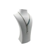 Süet Kumaş Gri Renk Boy 27/12 cm Kolye Takı Sergileme Mankeni