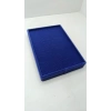 Süet Kumaş Lacivert Renk 24/17 Cm Batırmalı Piercing - Küpe Tablası