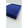 Süet Kumaş Lacivert Renk 24/17 Cm Batırmalı Piercing - Küpe Tablası