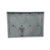 Süet Kumaş Gri 34-24 Cm Ayaklı 8 Pedli Kolye Tabla Stand