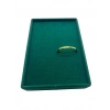 Süet Kumaş Yeşil Renk 17/24 Cm Batırmalı Bileklik Kelepçe Tablası