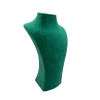 Süet Kumaş Yeşil Renk Boy 27/12 cm Kolye Takı Sergileme Mankeni