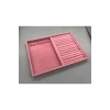 Yeni Süet Pembe Renk Kolye Bileklik Yüzük Sergileme Kutusu