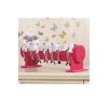 Yerli Kadife Ayaklı Pembe Taç Toka Stand