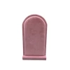 Yerli Üretim Batum Model Süet Kumaş Pembe Renk 26/15 Cm Ayaklı Kolye Sergileme Standı