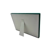 Yerli Üretim Bükreş Model Dikine Süet Kumaş Yeşil 34-24 Cm Ayaklı Üçlü Set Tabla Stand