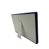 Yerli Üretim Bükreş Model Dikine Süet Kumaş Lacivert 34-24 Cm Ayaklı Üçlü Set Tabla Stand