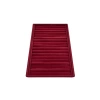 Yerli Üretim Büyük Boy Süet Kumaş Bordo Renk 34 cm / 24 cm Dikine Sosisli Yüzük Sergileme Standı