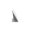 Yerli Üretim Dubai Model Süet Kumaş Gri Renk 12/8 Cm Kolye - Zincir Ayaklı Stand