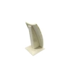 Yerli Üretim Dubai Model Süet Kumaş Krem Renk 12/8 Cm Kolye - Zincir Ayaklı Stand
