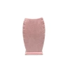 Yerli Üretim Dubai Model Süet Kumaş Pembe Renk 12/8 Cm Kolye - Zincir Ayaklı Stand