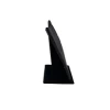 Yerli Üretim Dubai Model Süet Kumaş Siyah Renk 12/8 cm Kolye - Zincir Ayaklı Stand