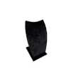 Yerli Üretim Dubai Model Süet Kumaş Siyah Renk 12/8 cm Kolye - Zincir Ayaklı Stand