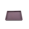 Yerli Üretim Küçük Boy Süet Kumaş Lila Renk 22/14 cm Servis Tablası