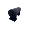 Yerli Üretim Kücük Boy Süet Kumaş Siyah Renk 31 cm Ayaklı Taç Standı