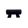 Yerli Üretim Kücük Boy Süet Kumaş Siyah Renk 31 cm Ayaklı Taç Standı