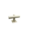Yerli Üretim Lüx İmera Deri Kumaş Beyaz Renk Boy 15 cm En 23 cm Tekli T Model Bilezik Sergileme