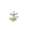 Yerli Üretim Lüx İmera Deri Kumaş Beyaz Renk Boy 20 cm En 24 cm 2Li T Model Bilezik Sergileme