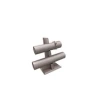 Yerli Üretim Lüx İmera Deri Kumaş Bronz Renk Boy 22 cm En 24 cm 2Lİ T Model Bilezik Sergileme