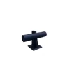 Yerli Üretim Lüx İmera Deri Kumaş Lacivert Renk Boy 15 cm En 23 cm Tekli T Model Bilezik Sergileme