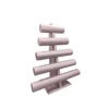 Yerli Üretim Lüx İmera Deri Kumaş Pembe Renk Boy 45 cm En 38 cm 5li T Model Bilezik Sergileme