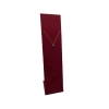 Yerli Üretim Moscow Model Süet Kumaş Bordo Renk 40/10 cm Ayaklı Takı Sergileme Standı
