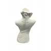 Polyester Malzeme Beyaz Renk 48 / 28 cm Takı Sergileme Mankeni