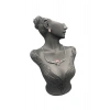 Polyester Malzeme Gri Renk 40 / 25 cm Takı Sergileme Mankeni
