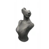 Polyester Malzeme Gri Renk 40 / 25 cm Takı Sergileme Mankeni