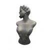 Polyester Malzeme Gri Renk 50 / 28 cm Takı Sergileme Mankeni