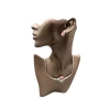 Yerli Üretim Polyester Malzeme Kahve Renk 28 / 18 cm Takı Sergileme Mankeni