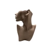 Yerli Üretim Polyester Malzeme Kahve Renk 28 / 18 cm Takı Sergileme Mankeni