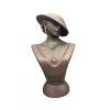 Polyester Malzeme Kahve Renk 45 / 28 cm Takı Sergileme Mankeni