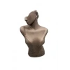 Polyester Malzeme Kahve Renk 48 / 28 cm Takı Sergileme Mankeni