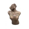 Polyester Malzeme Kahve Renk 48 / 28 cm Takı Sergileme Mankeni