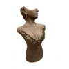 Polyester Malzeme Kahve Renk 50 / 28 cm Takı Sergileme Mankeni