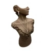 Polyester Malzeme Kahve Renk 50 / 28 cm Takı Sergileme Mankeni