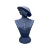 Polyester Malzeme Mavi Renk 45 / 28 cm Takı Sergileme Mankeni