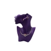 Yerli Üretim Polyester Malzeme Mor Renk 28 / 18 cm Takı Sergileme Mankeni