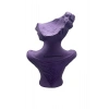 Polyester Malzeme Mor Renk 40 / 25 cm Takı Sergileme Mankeni