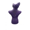 Polyester Malzeme Mor Renk 50 / 28 cm Takı Sergileme Mankeni
