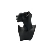 Yerli Üretim Polyester Malzeme Siyah Renk 28 / 18 cm Takı Sergileme Mankeni