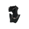 Yerli Üretim Polyester Malzeme Siyah Renk 28 / 18 cm Takı Sergileme Mankeni