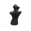 Polyester Malzeme Siyah Renk 48 / 28 cm Takı Sergileme Mankeni