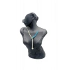 Polyester Malzeme Siyah Renk 48 / 28 cm Takı Sergileme Mankeni