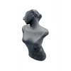 Polyester Malzeme Siyah Renk 48 / 28 cm Takı Sergileme Mankeni