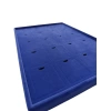 Yerli Üretim Roma Model Dikine Süet Kumaş Lacivert 34-24 Cm Ayaklı Üçlü Set Tabla Stand