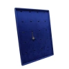 Yerli Üretim Roma Model Dikine Süet Kumaş Lacivert 34-24 Cm Ayaklı Üçlü Set Tabla Stand