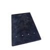 Yerli Üretim Roma Model Dikine Süet Kumaş Siyah 34-24 Cm Ayaklı Üçlü Set Tabla Stand